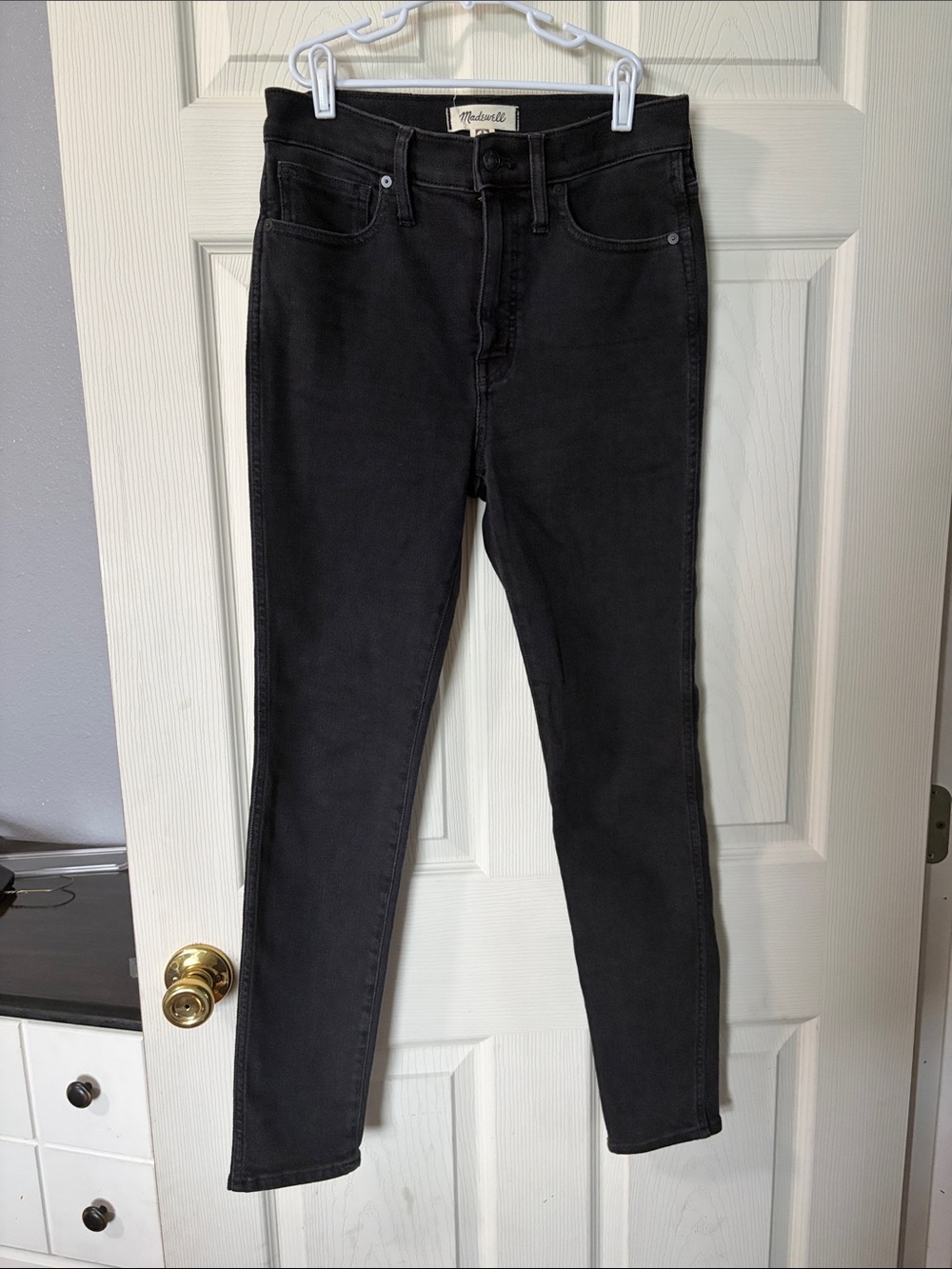 Madewell Black Skinny Jeans - High Rise